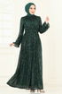 Evening Dress 5680EDF311-MS Emerald - Thumbnail