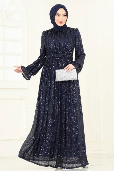 E.D.F. - Evening Dress 5680EDF311-MS Navy Blue