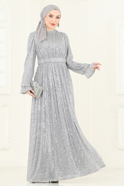 E.D.F. - Evening Dress 5680EDF311-MS Silver - 363941