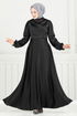 Evening Dress 5681EDF311-MS Black - Thumbnail