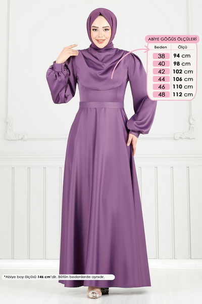 E.D.F. - Evening Dress 5681EDF311-MS Dark Lilac - 363995
