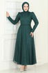 Evening Dress 5688EDF311-MS Emerald - Thumbnail