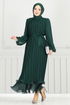 Evening Dress 5689EDF311-MS Emerald - Thumbnail