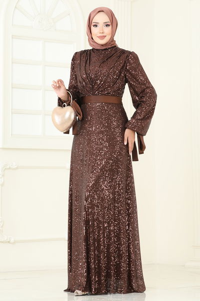 E.D.F. - Evening Dress 5690EDF311-MS Brown - 364160