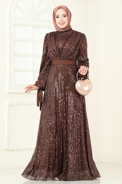 E.D.F. - Evening Dress 5690EDF311-MS Brown - 364161
