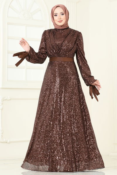 E.D.F. - Evening Dress 5690EDF311-MS Brown - 364162