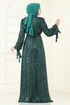 Evening Dress 5690EDF311-MS Emerald - Thumbnail