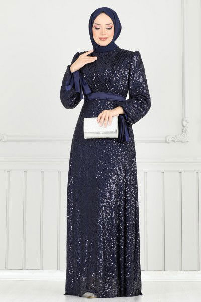 E.D.F. - Evening Dress 5690EDF311-MS Navy Blue