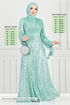 Evening Dress 5690END900-M Light Mint - Thumbnail