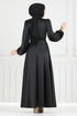 فستان سهرة أسود 5691EDF311-MS - Thumbnail