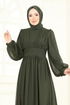 فستان سهرة اخضر عفني 5694EDF311-MS - Thumbnail