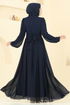 فستان سهرة كحلي 5694EDF311-MS - Thumbnail
