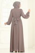 فستان سهرة بيج 5694EDF311-MS - Thumbnail