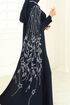 Evening Dress 5696EDF311-MS Navy Blue - Thumbnail