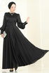 Evening Dress 5697EDF311-MS Black - Thumbnail