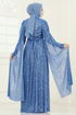 Evening Dress 5698EDF311-MS Blue - Thumbnail