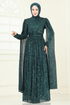 Evening Dress 5698EDF311-MS Emerald - Thumbnail