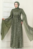 E.D.F. - Evening Dress 5698EDF311-MS Khaki