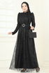 Evening Dress 5699EDF311-MS Black - Thumbnail