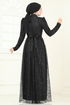 Evening Dress 5699EDF311-MS Black - Thumbnail