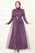 Evening Dress 5699EDF311-MS Damson - Thumbnail