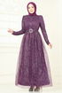 Evening Dress 5699EDF311-MS Damson - Thumbnail