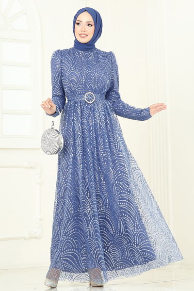 E.D.F. - Evening Dress 5699EDF311-MS Indigo - 385863