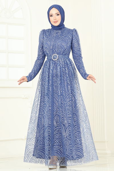 E.D.F. - Evening Dress 5699EDF311-MS Indigo - 385864