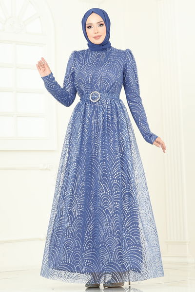 E.D.F. - Evening Dress 5699EDF311-MS Indigo - 385865