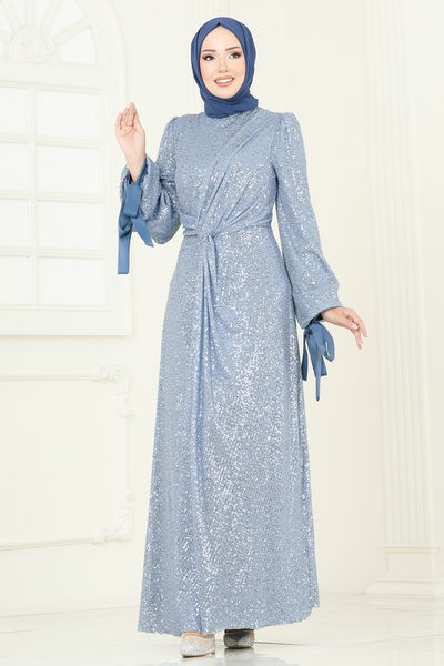 E.D.F. - Evening Dress 5701EDF311-MS Baby Blue - 385837