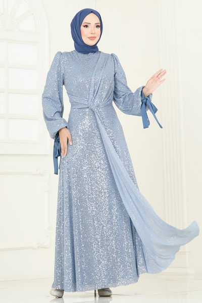 E.D.F. - Evening Dress 5701EDF311-MS Baby Blue - 385838