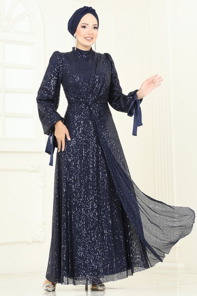 E.D.F. - Evening Dress 5701EDF311-MS Navy Blue - 385833