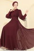 Evening Dress 5703EDF311-MS Burgundy - Thumbnail