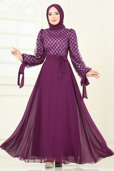 E.D.F. - Evening Dress 5704EDF311-MS Damson - 392923