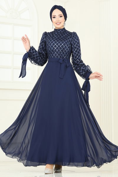 E.D.F. - Evening Dress 5704EDF311-MS Navy Blue - 392913