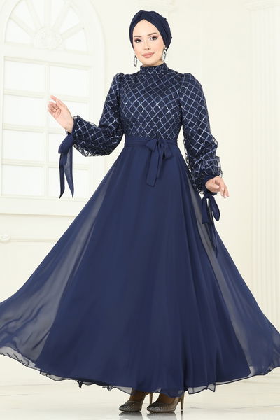 E.D.F. - Evening Dress 5704EDF311-MS Navy Blue - 392914