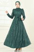 Evening Dress 5705EDF311-MS Emerald - Thumbnail