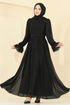 Evening Dress 5706EDF311-MS Black - Thumbnail