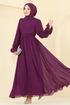 Evening Dress 5706EDF311-MS Damson - Thumbnail