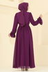 Evening Dress 5706EDF311-MS Damson - Thumbnail