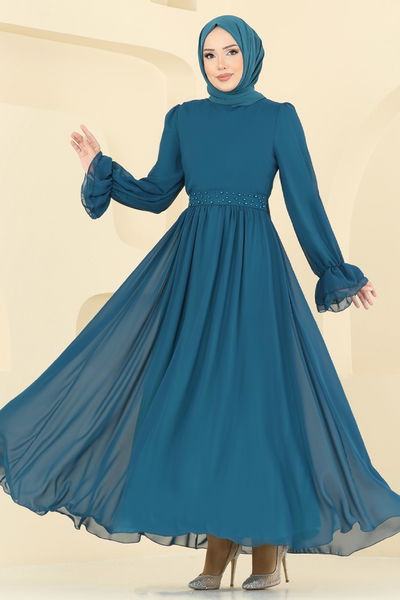 E.D.F. - Evening Dress 5706EDF311-MS Petroleum - 394094