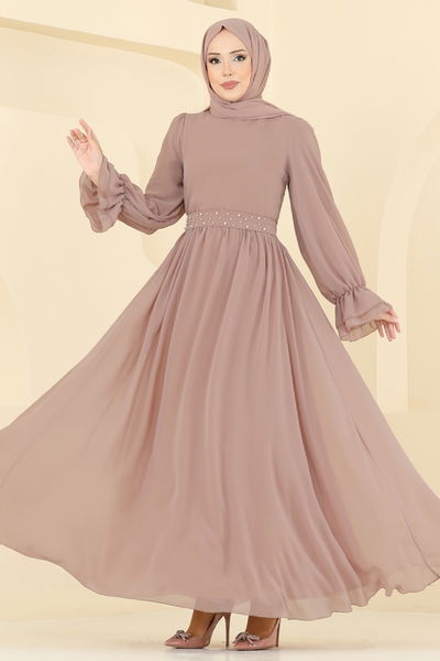 E.D.F. - فستان سهرة بيج 5706EDF311-MS - 394112