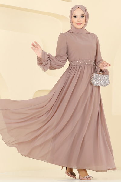 E.D.F. - فستان سهرة بيج 5706EDF311-MS - 394113