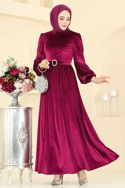 E.D.F. - Evening Dress 5708EDF311-MS Burgundy - 402166