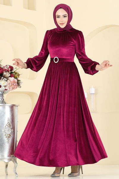 E.D.F. - Evening Dress 5708EDF311-MS Burgundy - 402167