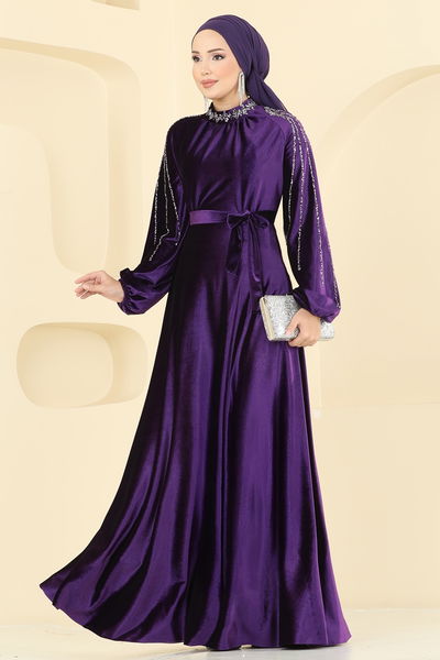 E.D.F. - Evening Dress 5709EDF311-MS Purple - 406304