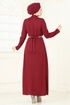 Evening Dress 5729EDF311-MS Burgundy - Thumbnail