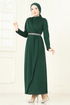 Evening Dress 5729EDF311-MS Emerald - Thumbnail