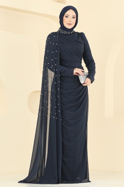 E.D.F. - Evening Dress 5737EDF311-MS Navy Blue - 427345
