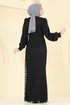 Evening Dress 5739EDF311-MS Black - Thumbnail